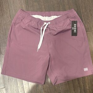 Rhone Men’s Plum Board Shorts Large